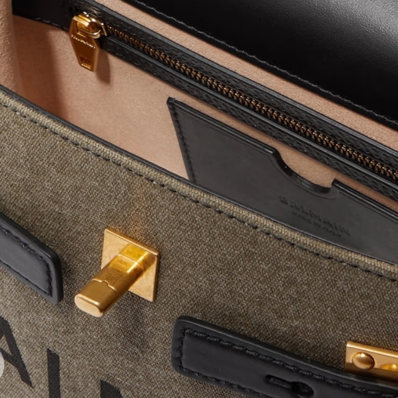 NWT Balmain AUTHENTIC Leather Tote w/ Removable Shoulder strap. - Picture 4 of 5